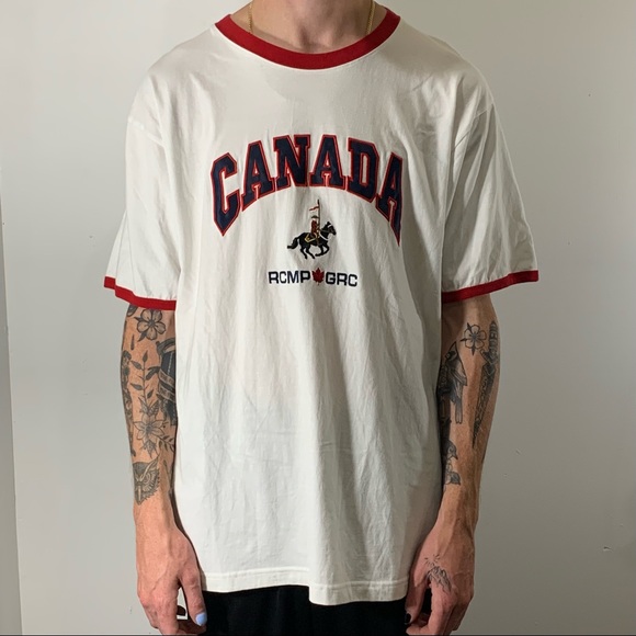 Vintage Canada RCMP T-Shirt - Picture 1 of 5